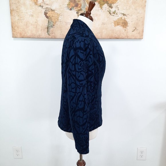 Vtg 90s reversible tapestry blazer - Picture 6 of 13